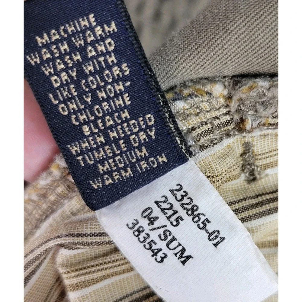 Banana Republic Vintage Chino Pants 36x30 Khaki Y2K Tan Cotton Utility Pockets‎